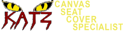Katz Canvas Seat Cover Logo